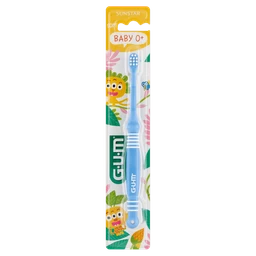 Sunstar Gum Monster Baby, szczoteczka do zębów dla dzieci w wieku 0-2 lata, miękka 