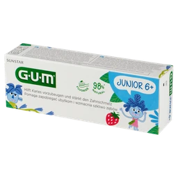 Sunstar Gum Junior, pasta do zębów dla dzieci w wieku powyżej 7 lat 