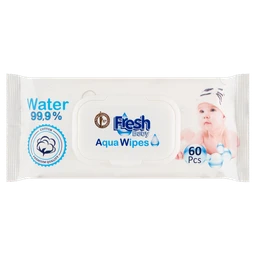 Fresh Baby Aqua Wipes, chusteczki nawilżane 