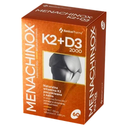 Menachinox K2+D3 2000 100 µg+50 µg kapsułki 