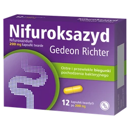 Nifuroksazyd Gedeon Richter 200 mg kapsułki twarde 