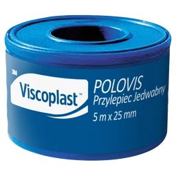 Viscoplast Polovis 5 m x 25 mm przylepiec jedwabny 