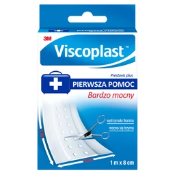 Viscoplast Supermocny Plaster Prestovis Plus 1 m x 8 cm, opatrunek na tkaninie 