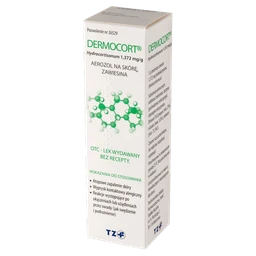 Dermocort 1,372 mg/g aerozol na skórę, zawiesina 