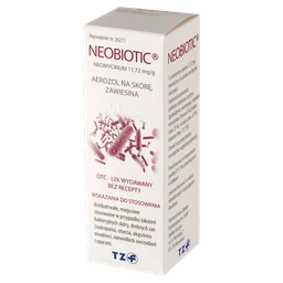 Neobiotic 11,72 mg/g aerozol na skórę, zawiesina 