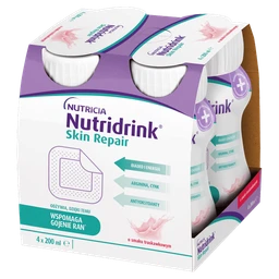 Nutridrink Skin Repair płyn doustny smak truskawkowy 