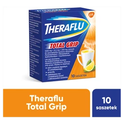 Theraflu Total Grip 1000 mg+12,2 mg+200 mg proszek do sporządzenia roztworu doustnego 