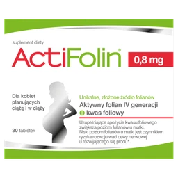 ActiFolin 0,8 mg tabletki powlekane 