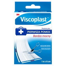 Viscoplast Supermocny Plaster Prestovis Plus 1 m x 6 cm, opatrunek na tkaninie 