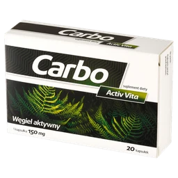 Carbo Activ Vita 150 mg kapsułki 