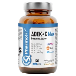 ADEK + C MAX Complex Active Clean label kapsułki 