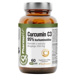 Curcumin C3 95% kurkuminoidów Clean Label kapsułki 