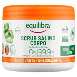 Equilibra, tonizujący peeling solny do ciała 