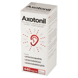 Axotonil 440 mg/ml aerozol do uszu, roztwór 