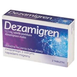 Dezamigren 12,5 mg tabletki powlekane 