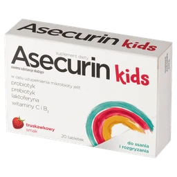 Asecurin kids tabletki do ssania i rozgryzania 