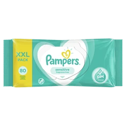 Pampers Sensitive, chusteczki nawilżane 