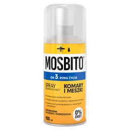 Mosbito, odstraszający, suchy spray na komary i meszki 