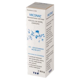 Miconal 3,29 mg/g aerozol na skórę, zawiesina 