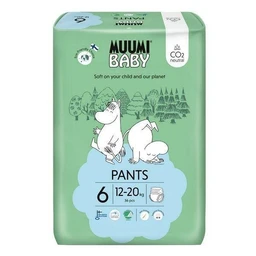 Muumi Baby Pants 6 Junior 12-20 kg, eko pieluchomajtki 