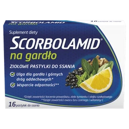 Scorbolamid na Gardło tabletki do ssania 