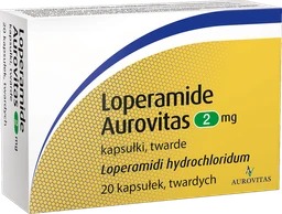 Loperamide Aurovitas 2 mg kapsułki twarde 