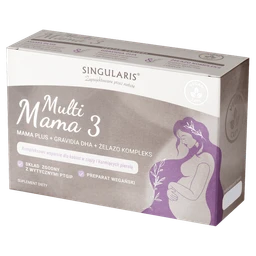 Multi Mama 3 Singularis Superior (Mama Plus + Gravidia DHA + Żelazo Kompleks) kapsułki 