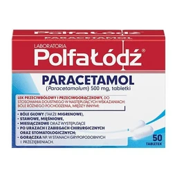 Paracetamol Polfa-Łódź 500 mg tabletki 