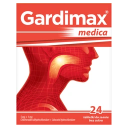 Gardimax Medica 5 mg+1 mg tabletki do ssania 