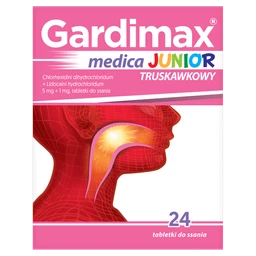 Gardimax medica lemon 5 mg + 1 mg tabletki do ssania 