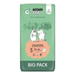 Moomin Baby Diapers 6 pieluszki ekologiczne (12-24 kg) 