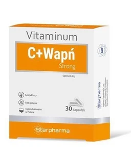 Vitaminum C+Wapń Strong 300 mg+80 mg kapsułki 