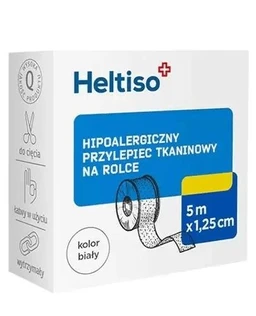 HELTISO Przylepiec tkaninowy 5m x 1,25cm 