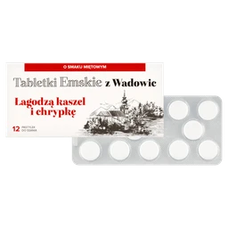 Tabletki Emskie z Wadowic pastylki do ssania o smaku miętowym 