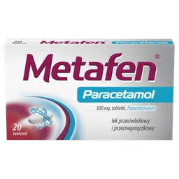 Metafen Paracetamol 500 mg tabletki 