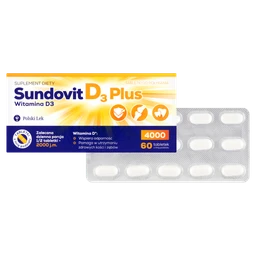 Sundovit D3 Plus 100 µg tabletki 