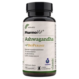 Ashwagandha + BioPerine kapsułki 