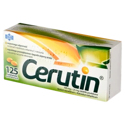 Cerutin 100 mg+25 mg tabletki powlekane 