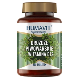 Humavit Drożdże piwowarskie + Witamina B12 tabletki 