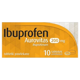 Ibuprofen Aurovitas 200 mg tabletki powlekane 