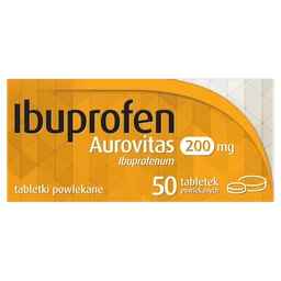 Ibuprofen Aurovitas 200 mg tabletki powlekane 