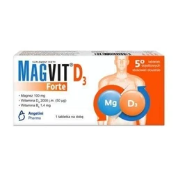 Magvit Forte D3, tabletki dojelitowe 