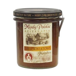 Miody Polskie Miód nektarowy wielokwiatowy Malinowy 