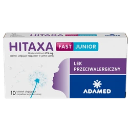 Hitaxa fast junior 2,5 mg tabletki ulegające rozpadowi w jamie ustnej 