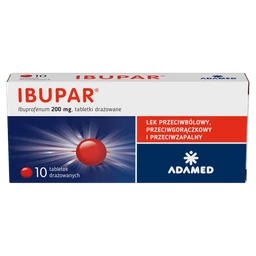 Ibupar 200 mg tabletki drażowane 