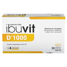 Ibuvit D 1000 1000 j.m. kapsułki twist-off 
