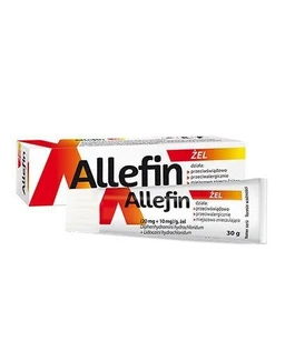 Allefin (20 mg + 10 mg)/g żel 