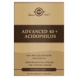 Solgar Advanced 40+ Acidophilus kapsułki 