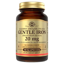 Solgar Gentle Iron 20 mg kapsułki 