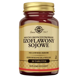 Solgar Izoflawony sojowe 38 mg tabletki 